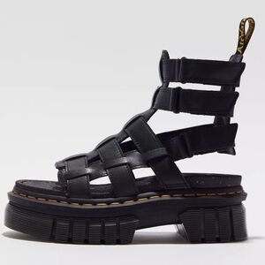 Dr. Martens Ricki Leather Platform Gladiator Sandal Size 9